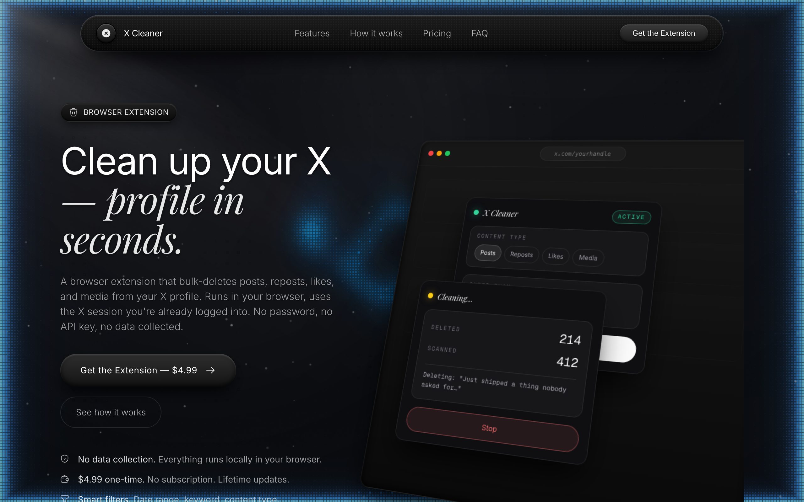 X Cleaner preview